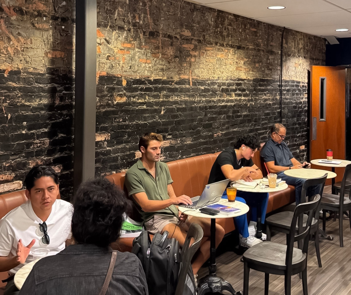 rex cafe inside - coffee house design - architecture